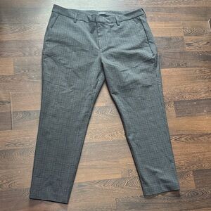 Liverpool Los Angeles Plaid Dress Pants Gray 42